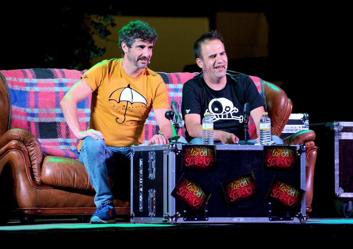 Espectáculo de Los del Sótano en Santovenia de Pisuerga, Valladolid.