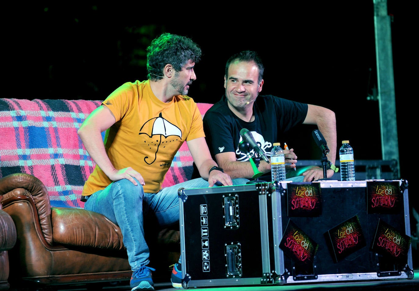 Espectáculo de Los del Sótano en Santovenia de Pisuerga, Valladolid.