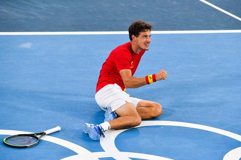 Fotos: La victoria de Pablo Carreño ante Novak Djokovic, en imáganes