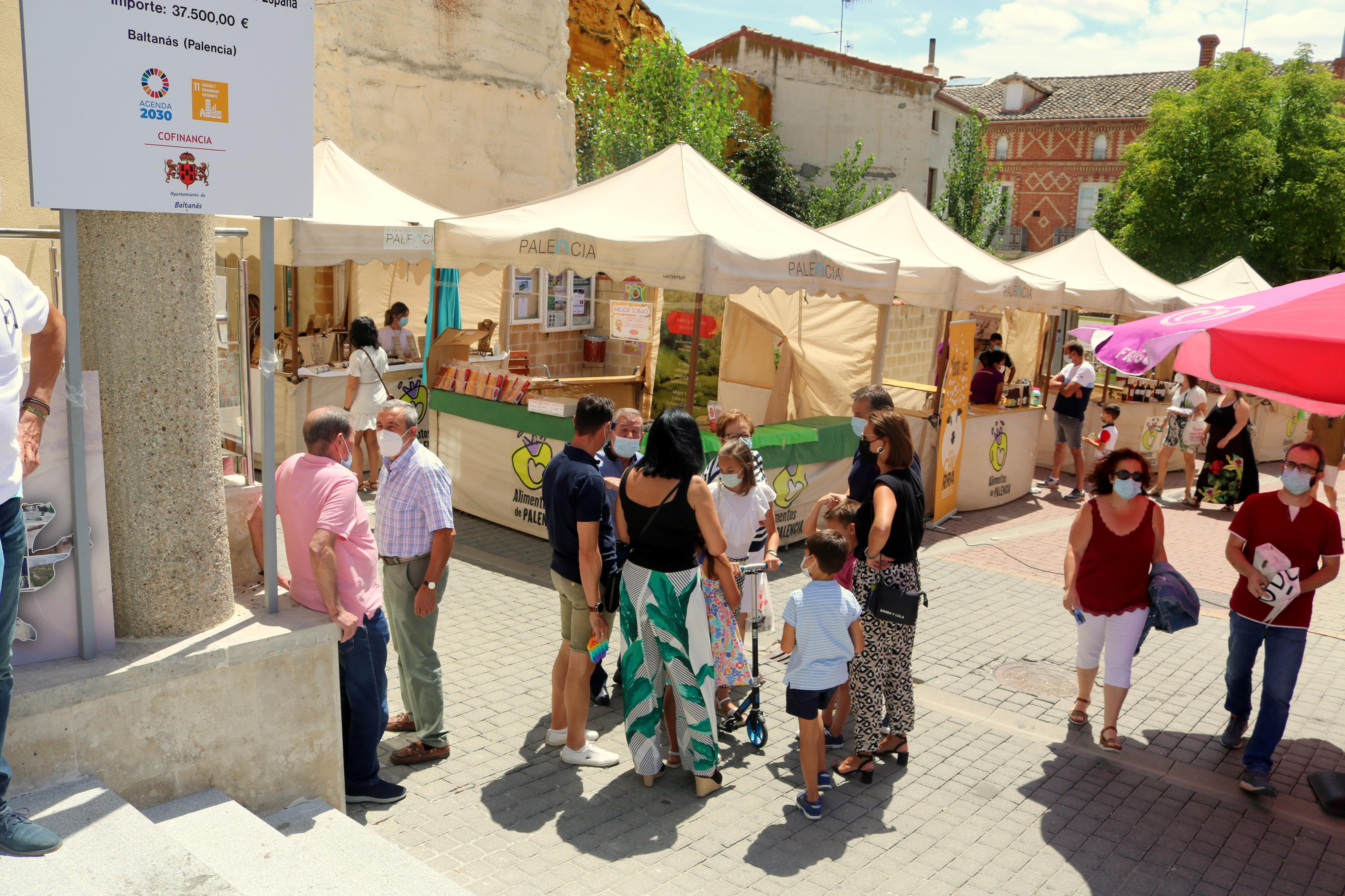 Alimentación y artesanía se dieron cita en Baltanás