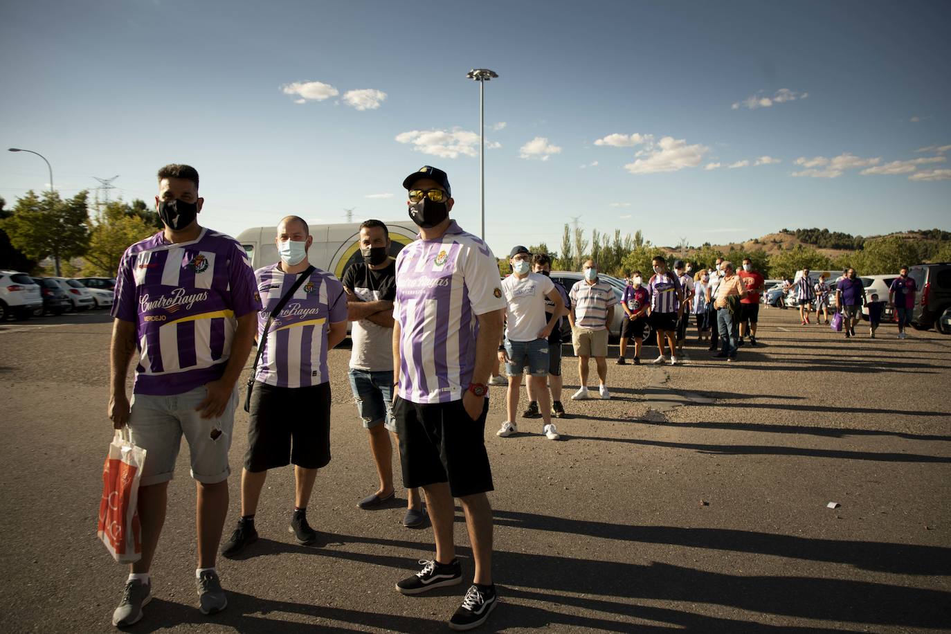 Los aficionados regresan al José Zorrilla después de más de un año.