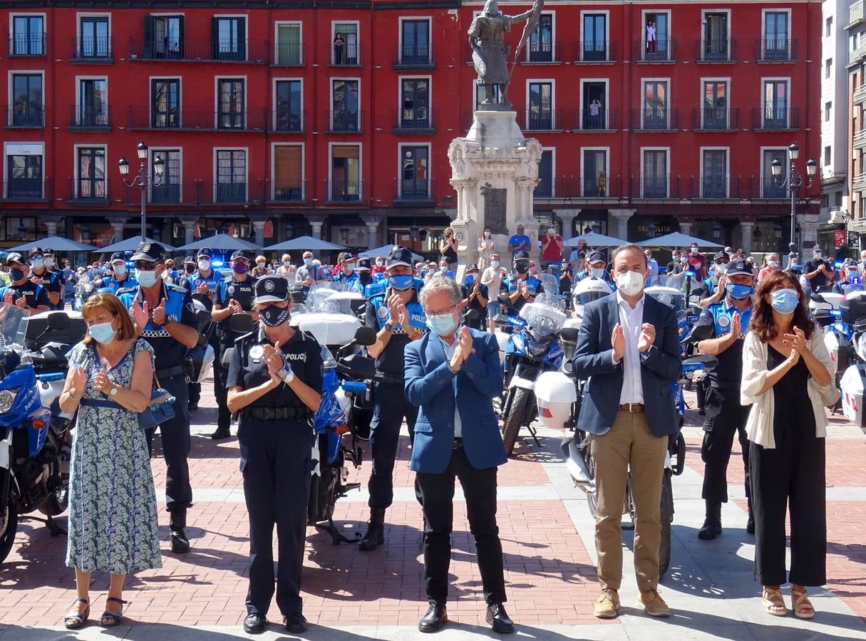 Fotos: Acto de homenaje al polícía fallecido en acto de servicio en Valladolid