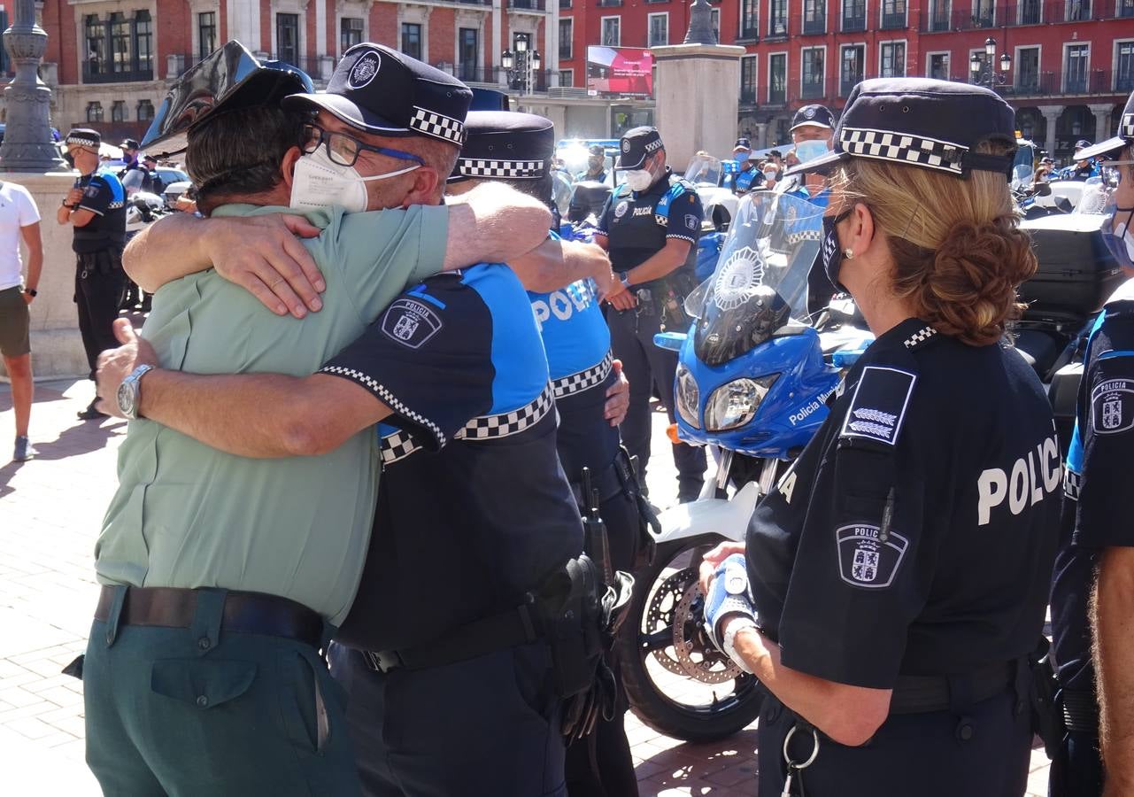 Fotos: Acto de homenaje al polícía fallecido en acto de servicio en Valladolid