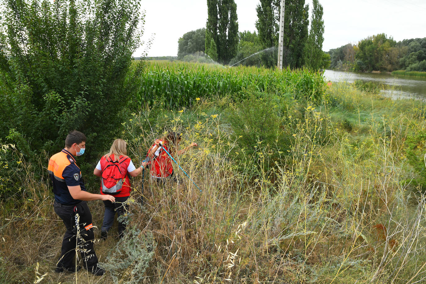 Fotos: Batida en Tordesillas para encontrar al anciano desaparecido