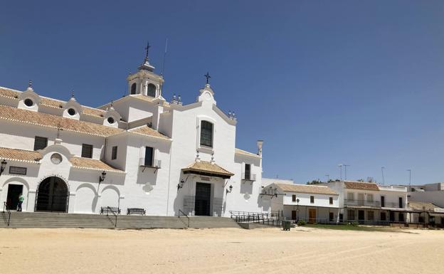 La ermita de El Rocío. 