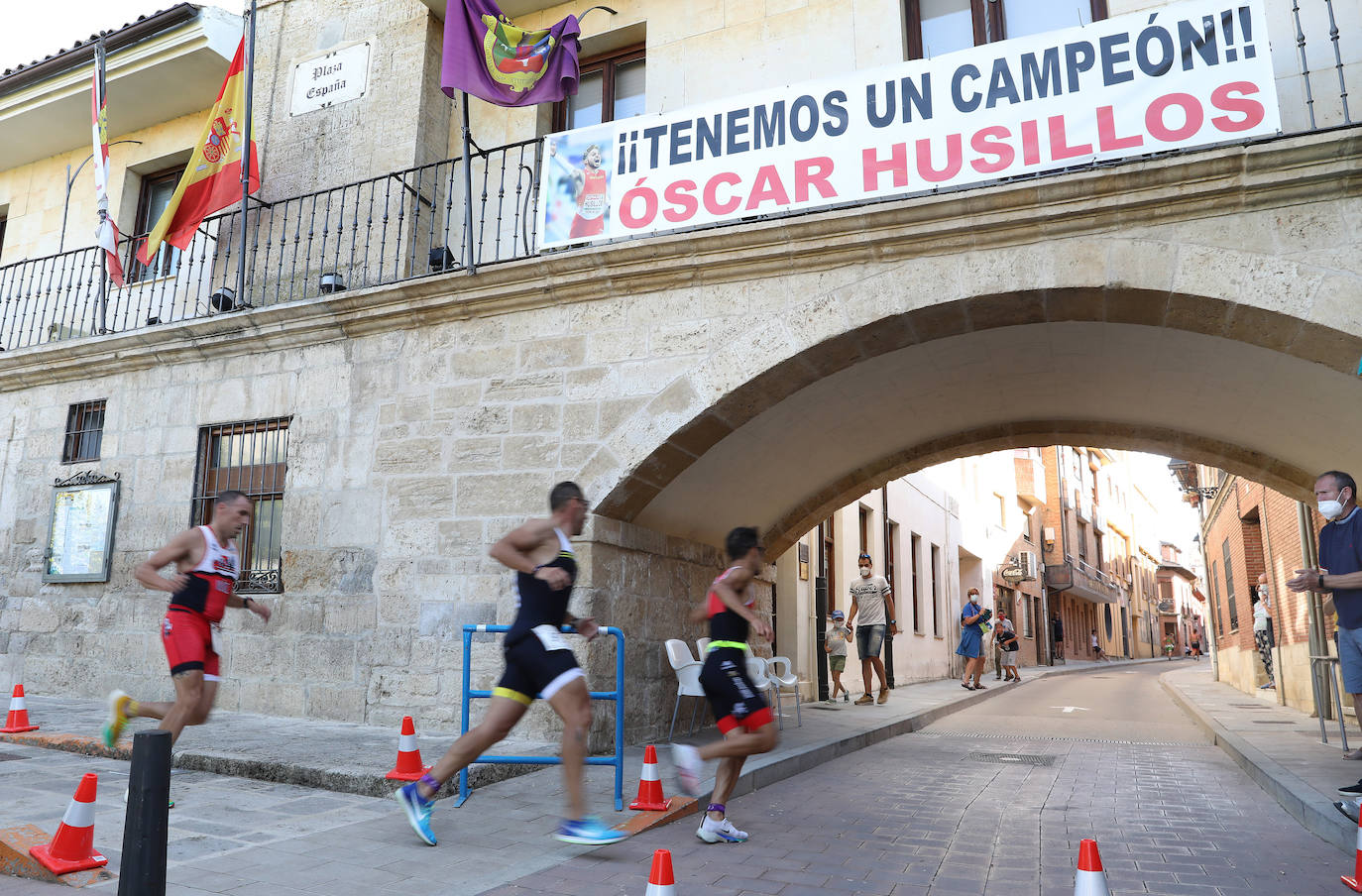 Astudillo acogió la tercera cita del Circuito de Trialtón de la Diputación, que concluye en Lantadilla el 21 de agosto