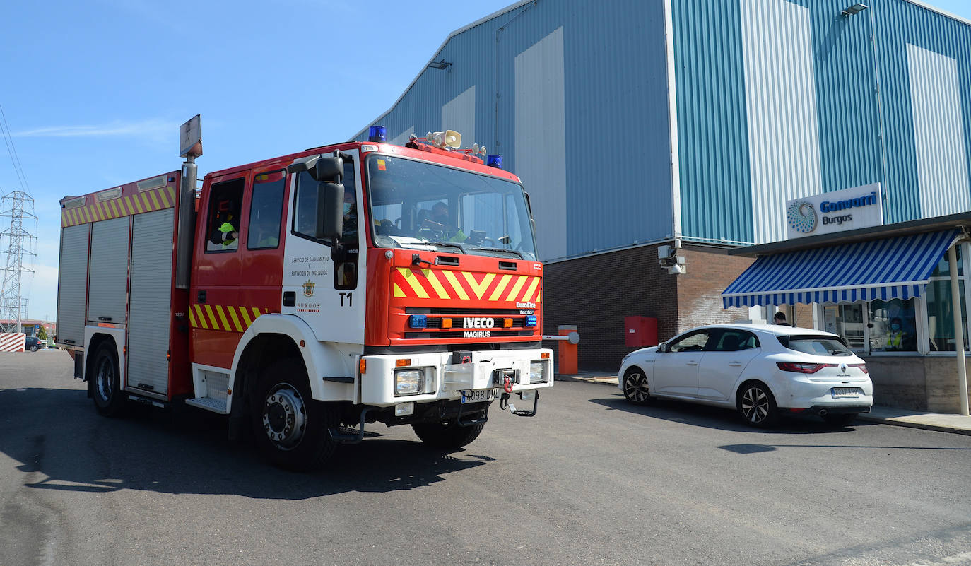 Fotos: Fallecen dos trabajadores en un accidente laboral en Burgos