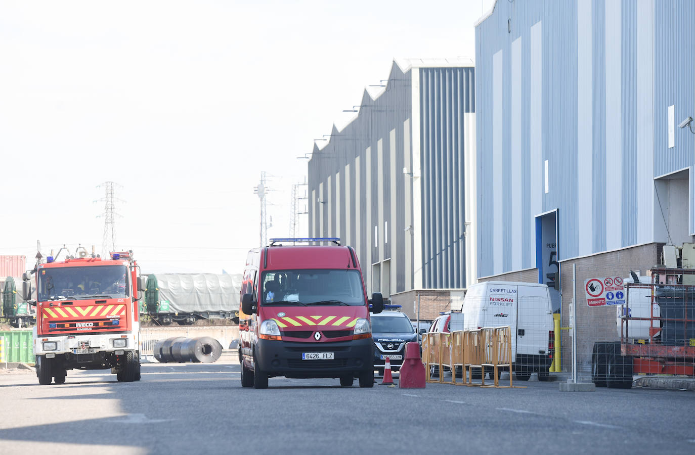 Fotos: Fallecen dos trabajadores en un accidente laboral en Burgos