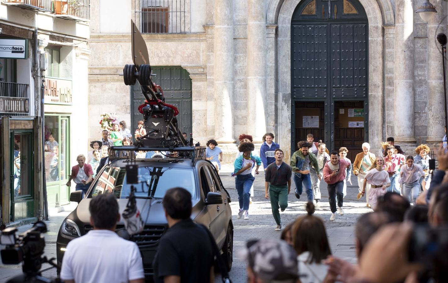 Fotos: Rodaje en Valladolid de &#039;Voy a pasármelo bien&#039;, la película sobre canciones de Hombres G