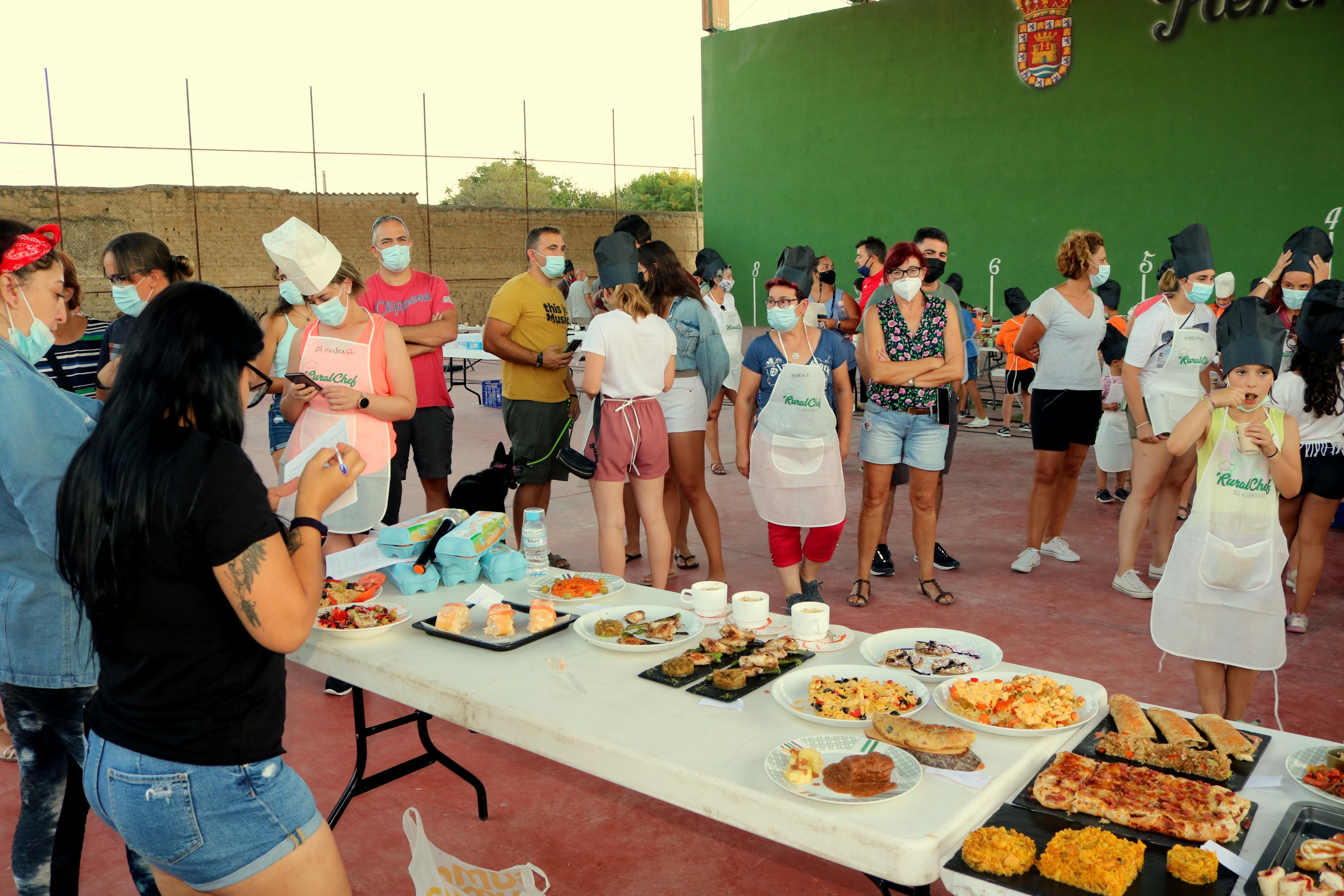 La localidad cerrateña disfrutó del cocinado de más de veinte platos