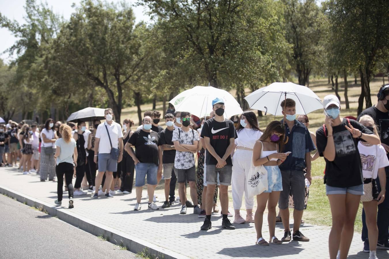 Fotos: Vacunación masiva contra la covid de los jóvenes de entre 17 y 19 años en Valladolid