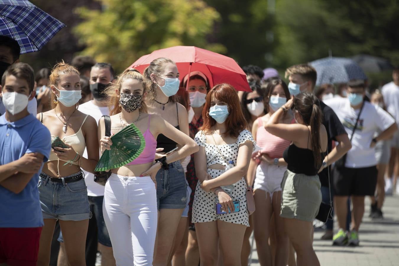 Fotos: Vacunación masiva contra la covid de los jóvenes de entre 17 y 19 años en Valladolid