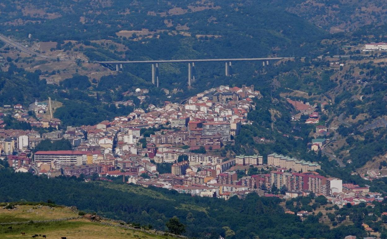 Panorámica de Béjar. 