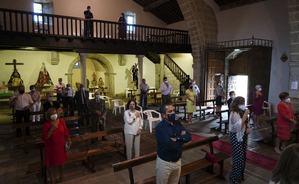 Misa celebrada el año pasado en Sorihuela. 