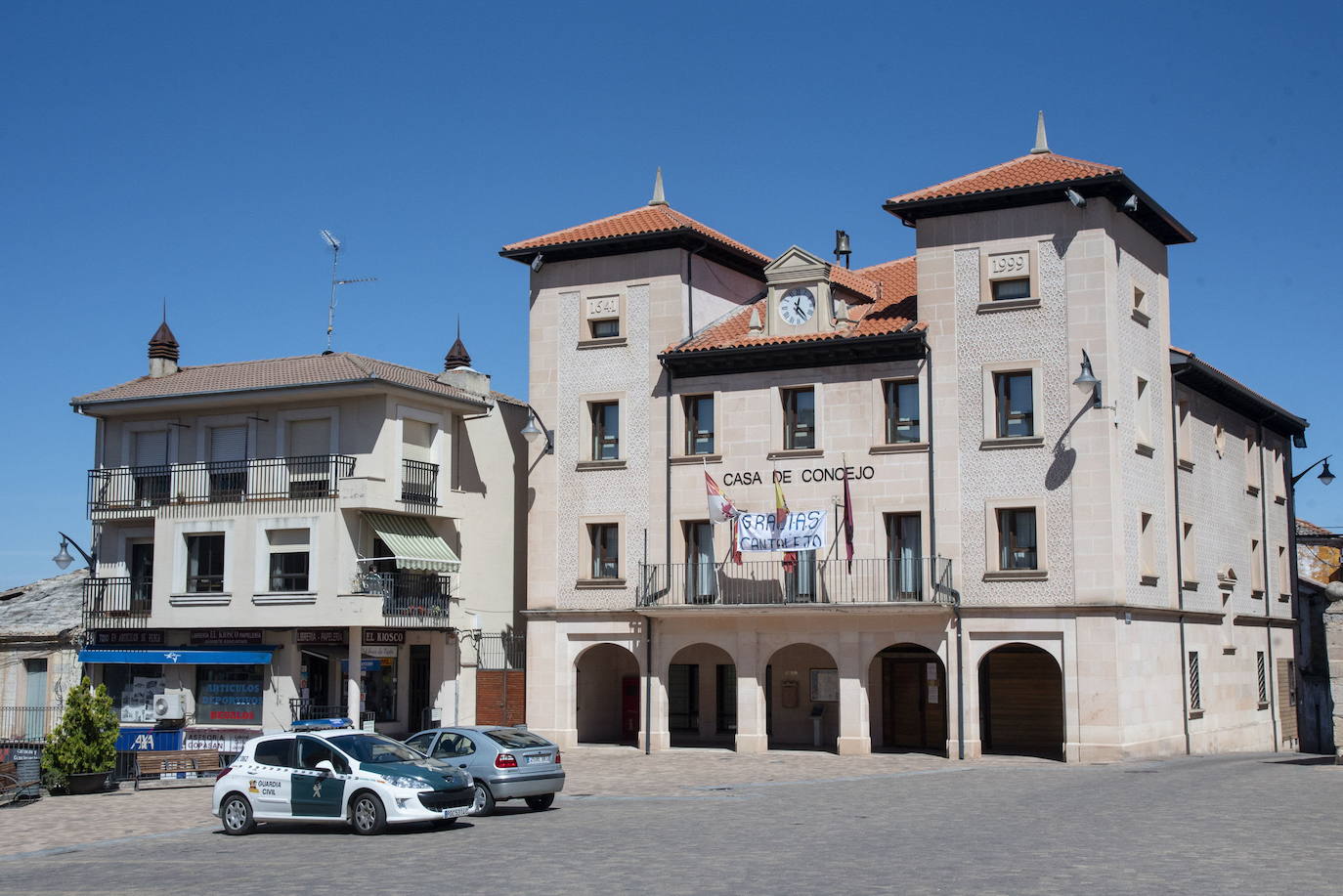 Plaza Mayor de Cantalejo.