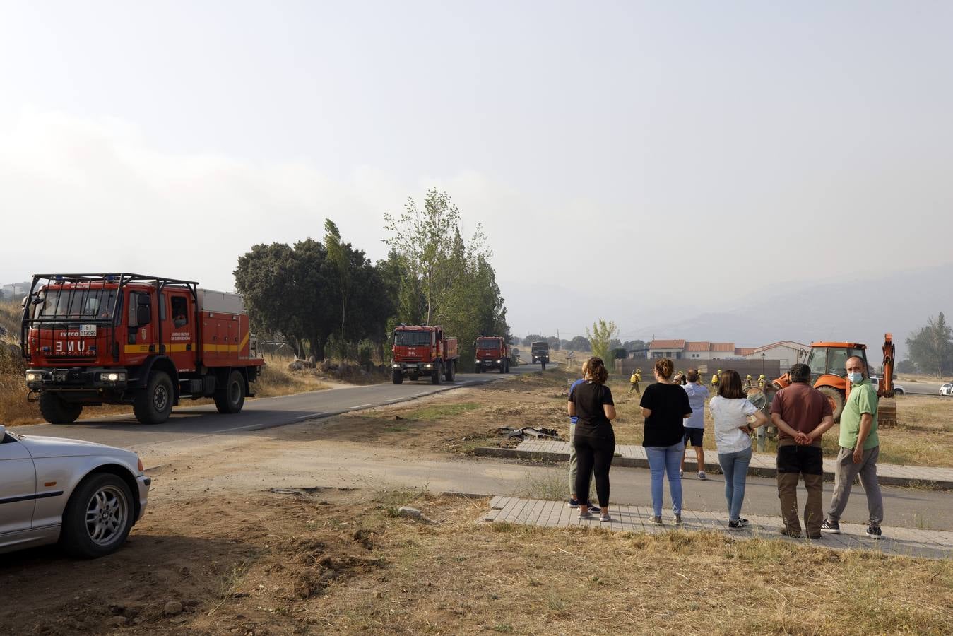 Fotos: El incendio forestal de Navalacruz obliga a desalojar varios pueblos de Ávila
