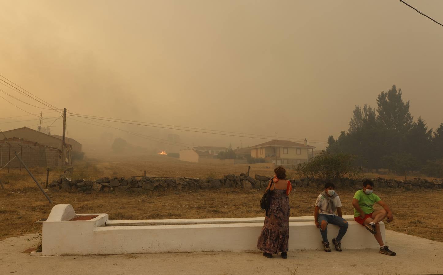 Fotos: El incendio forestal de Navalacruz obliga a desalojar varios pueblos de Ávila
