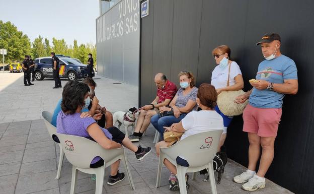 «Hemos salido con lo puesto, no ha dado tiempo a más»