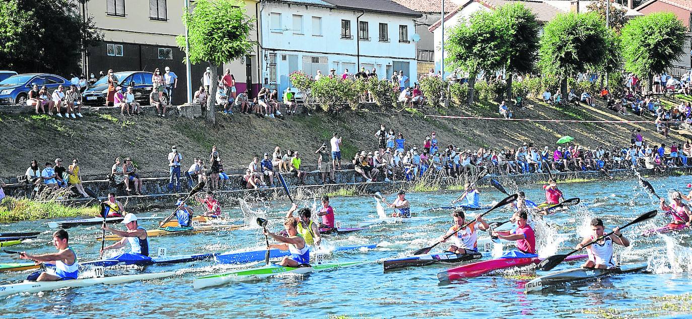 La Regata Internacional del Carrión congregó a numeroso público en Velilla. 