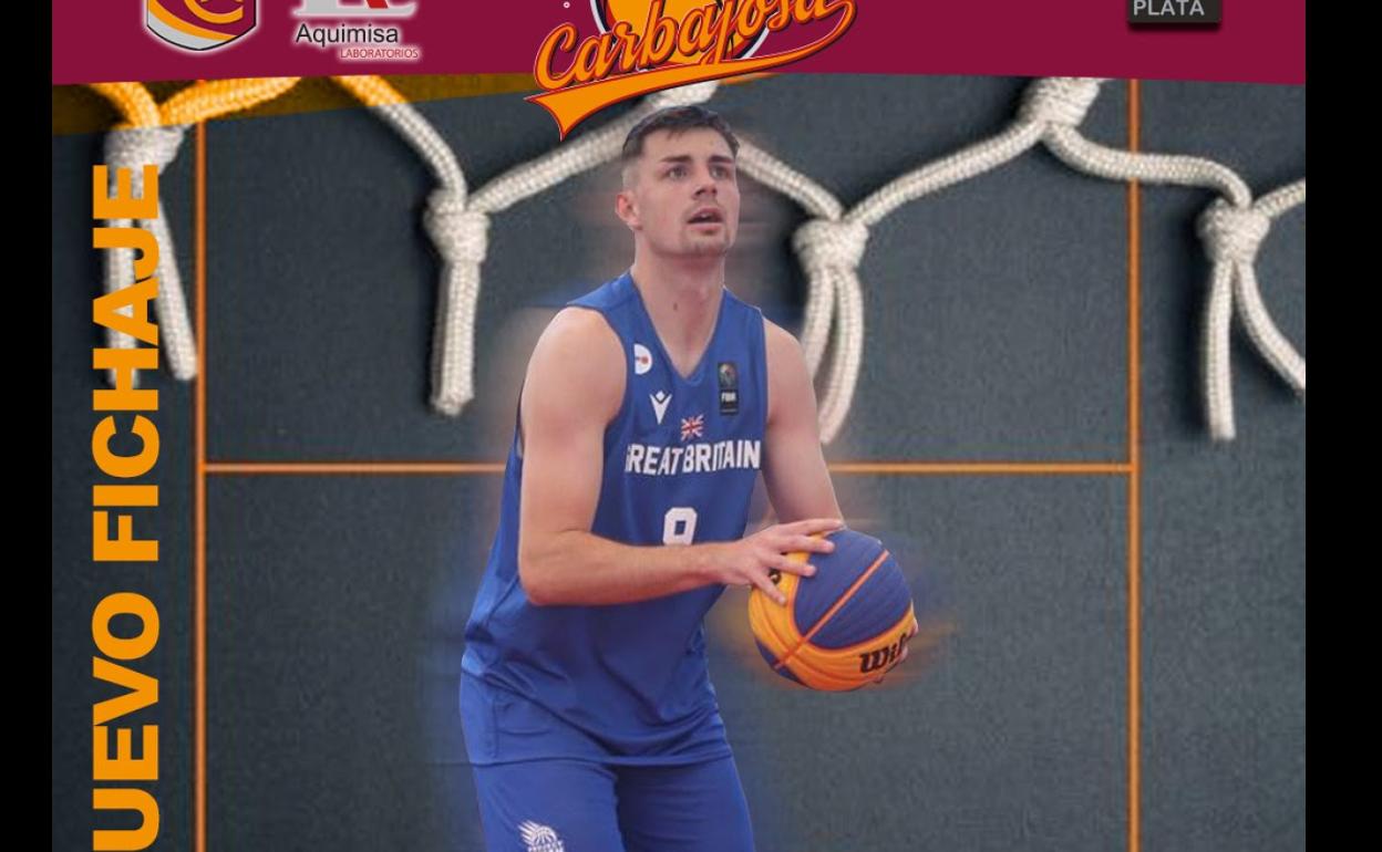 Evan Walshe, versatilidad exterior en el nuevo Aquimisa Carbajosa