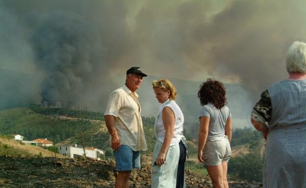 Incendio en Agallas (Salamanca). 