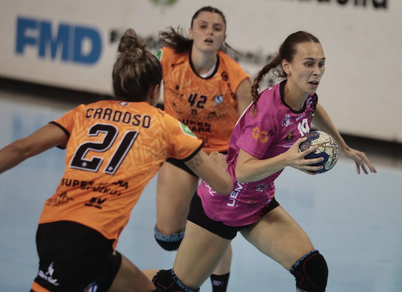 El partido entre el Caja Rural Aula Valladolid en la final de la SummerBAG.