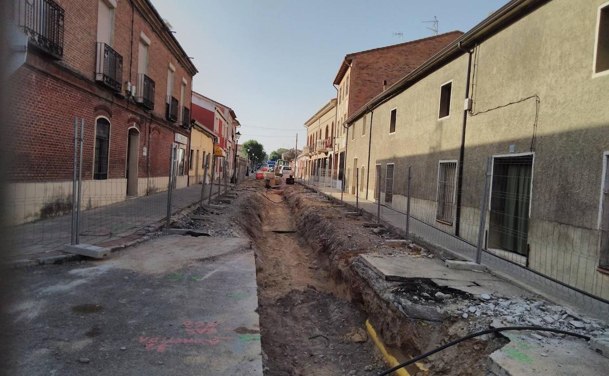 Obras en Olmedo.