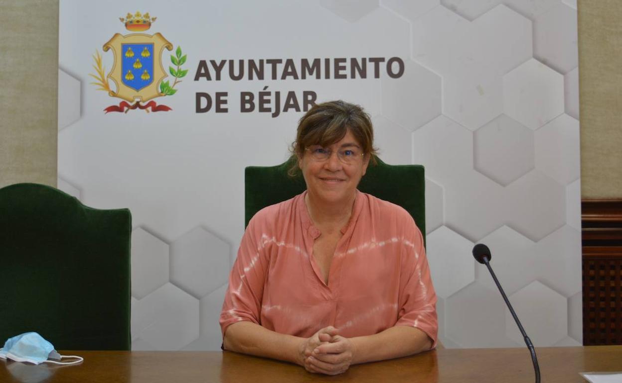 Elena Martín, alcaldesa de Béjar. 