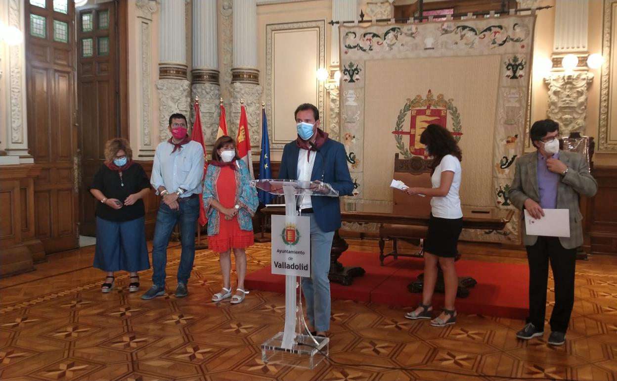 Presentación de las fiestas en el Auyuntamiento de Valladolid.