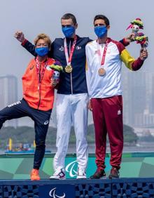 Imagen secundaria 2 - Bronce olímpico para el triatleta salmantino Alex Sánchez Palomero en Tokio