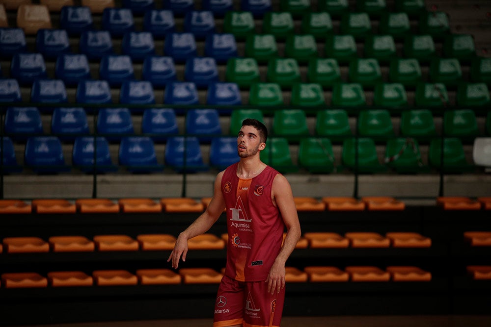 El Aquimisa ya entrena en el pabellón de Carbajosa de la Sagrada 