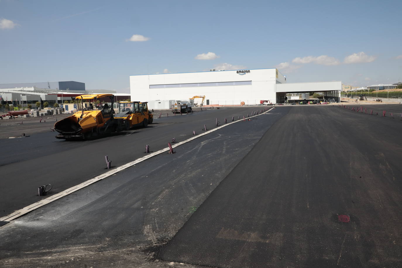 Fotos: Amazon ultima la puesta a punto de sus instalaciones en Valladolid