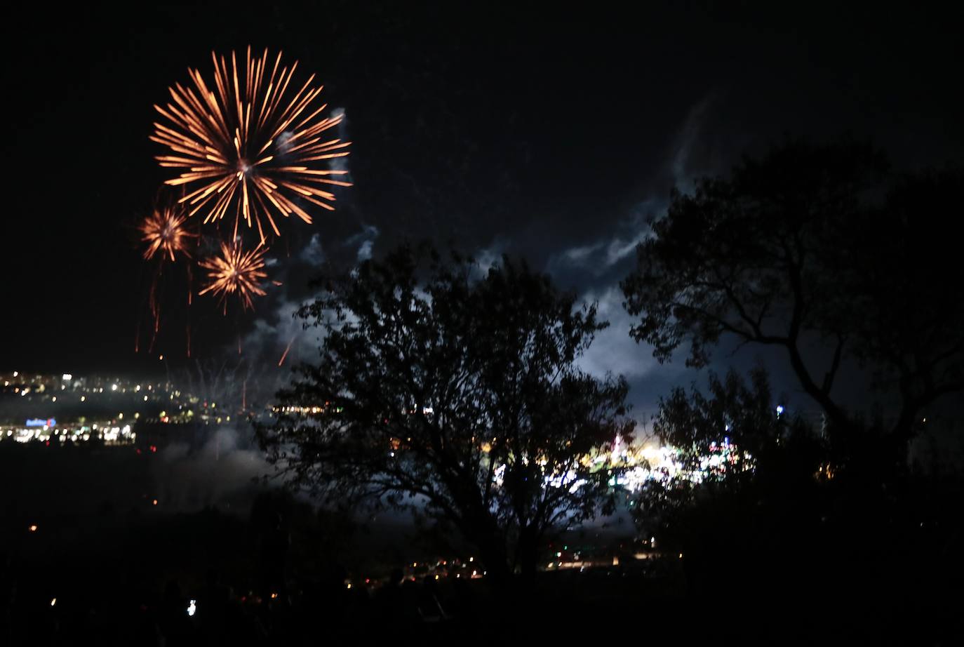 Fotos: Los fuegos artificiales del domingo en Valladolid