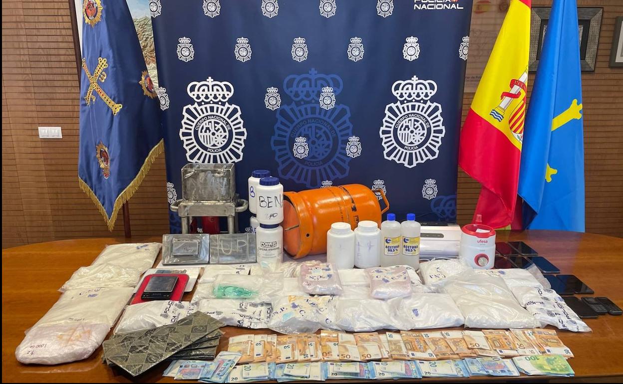 La Comisaría de Salamanca participa en la desarticulación de un grupo que distribuía cocaína en Asturias