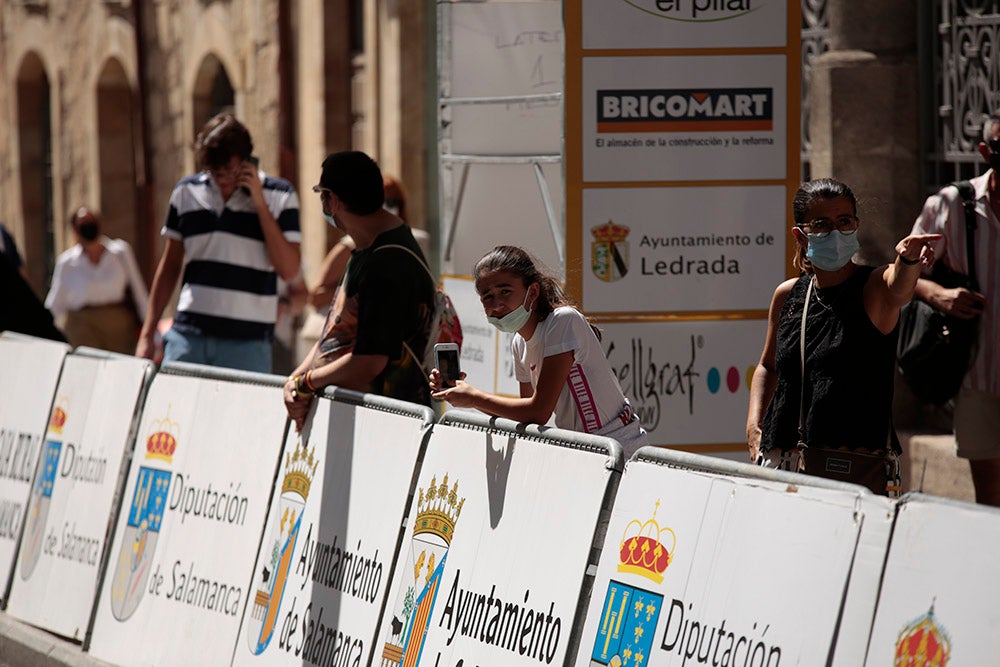 Etapa y maillot amarillo para Vinicius en la última etapa de la Vuelta a Salamanca