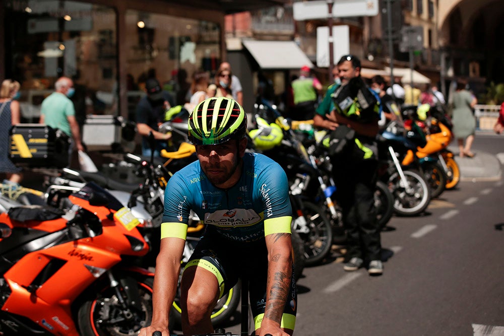 Etapa y maillot amarillo para Vinicius en la última etapa de la Vuelta a Salamanca