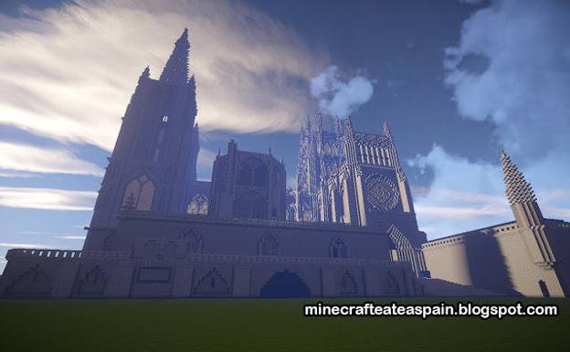 Imagen principal - Recreaciones virtuales de la Catedral de Burgos, La Estación y el Museo de la Evolución Humana. 