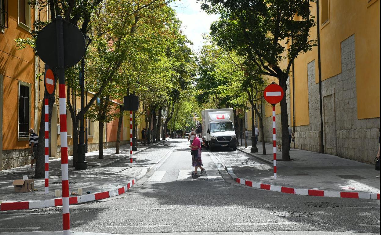 La calle de la Concepción, con su nuevo aspecto. 