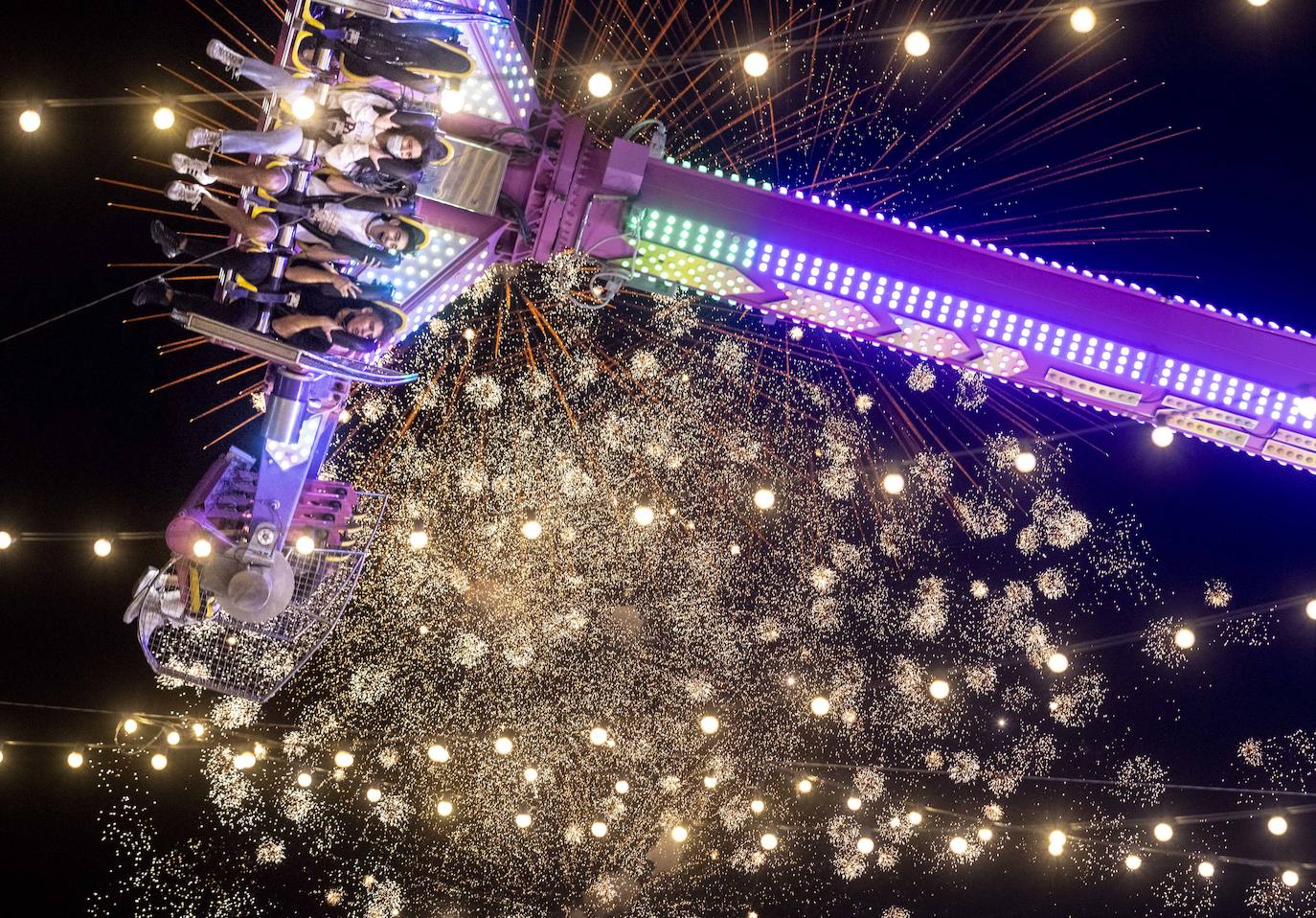 Fotos: Fuegos artificiales desde el Real de la Feria en Valladolid