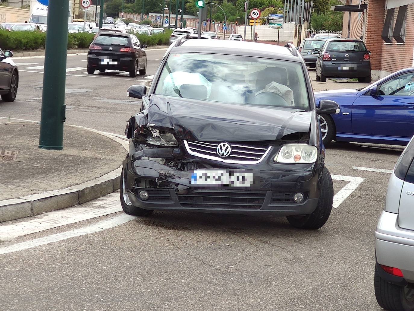 Accidente en la avenida Zamora.