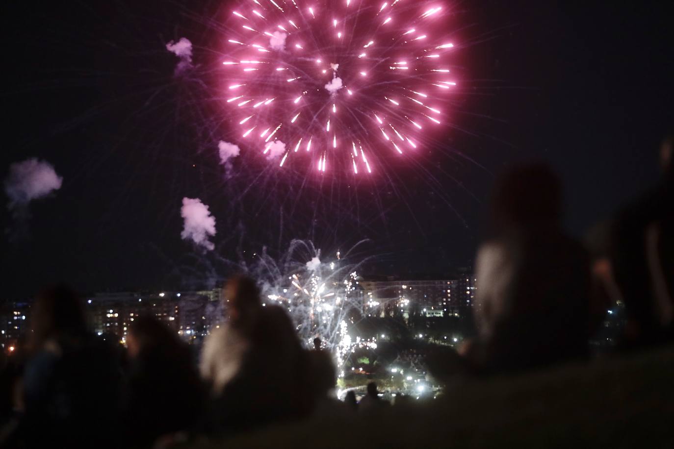 Fotos: Fuegos artificiales de las Fiestas de Valladolid del viernes 10