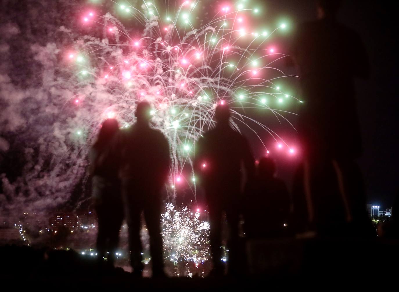 Fotos: Fuegos artificiales de las Fiestas de Valladolid del viernes 10