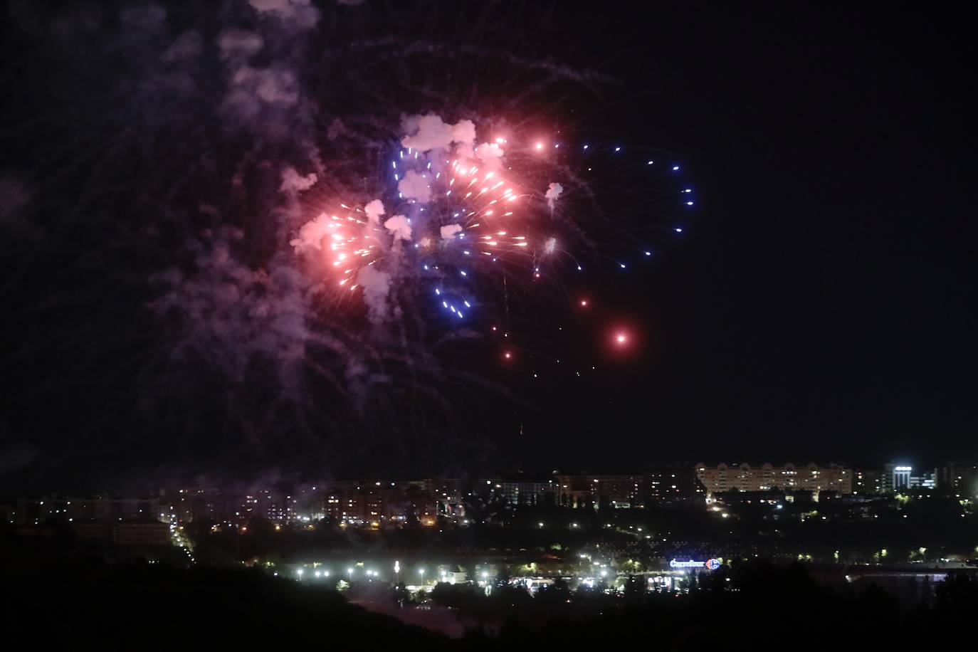 Fotos: Fuegos artificiales de las Fiestas de Valladolid del viernes 10