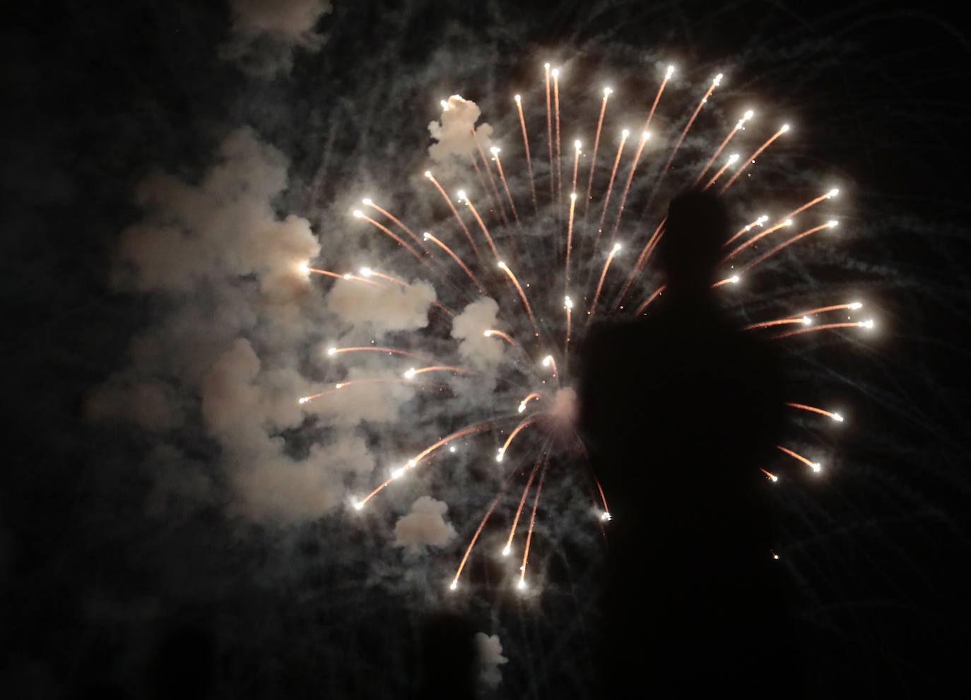 Fotos: Fuegos artificiales de las Fiestas de Valladolid del viernes 10