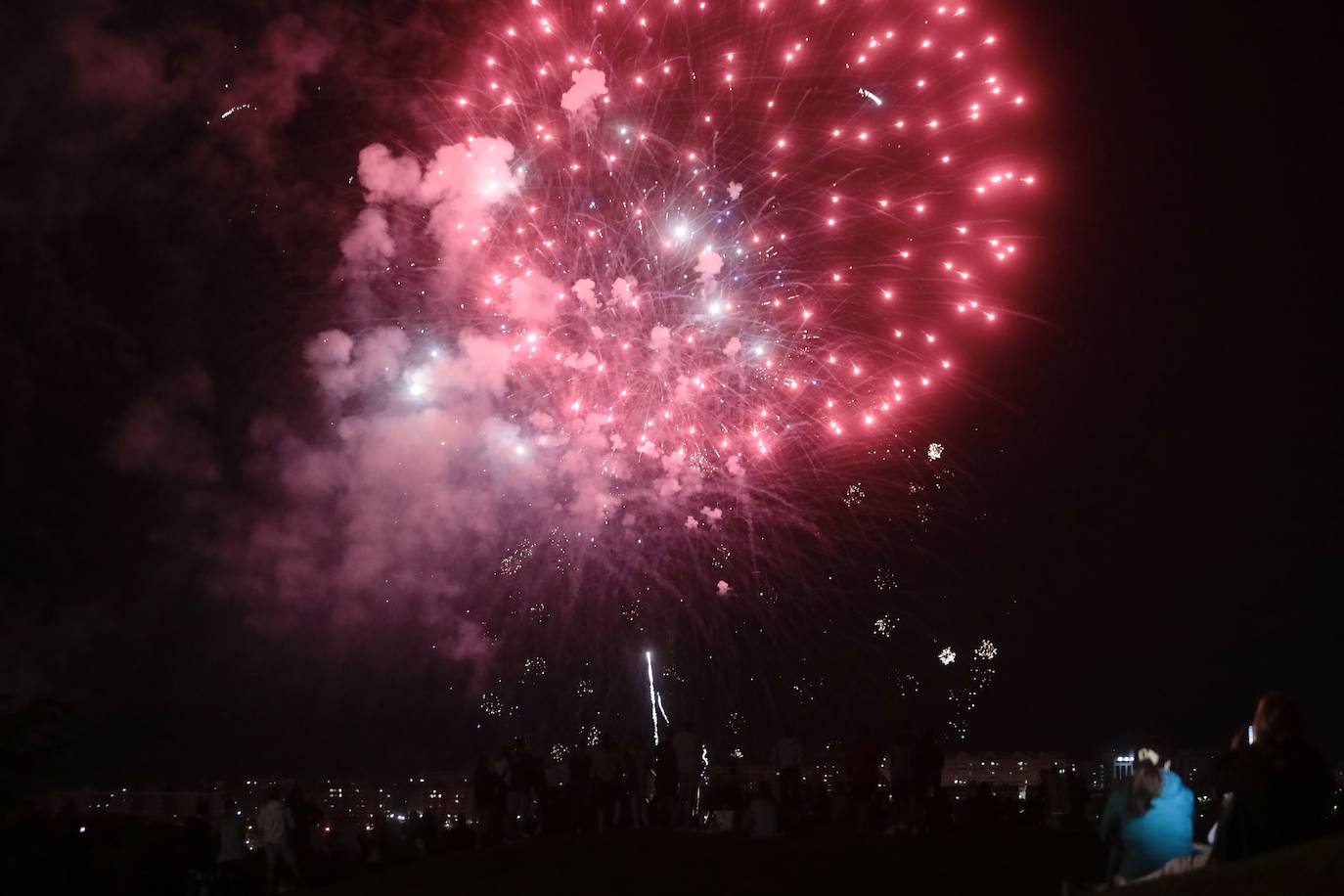 Fotos: Fuegos artificiales de las Fiestas de Valladolid del viernes 10