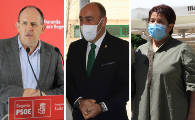 José Luis Aceves, Miguel Ángel de Vicente y Clara Luquero.