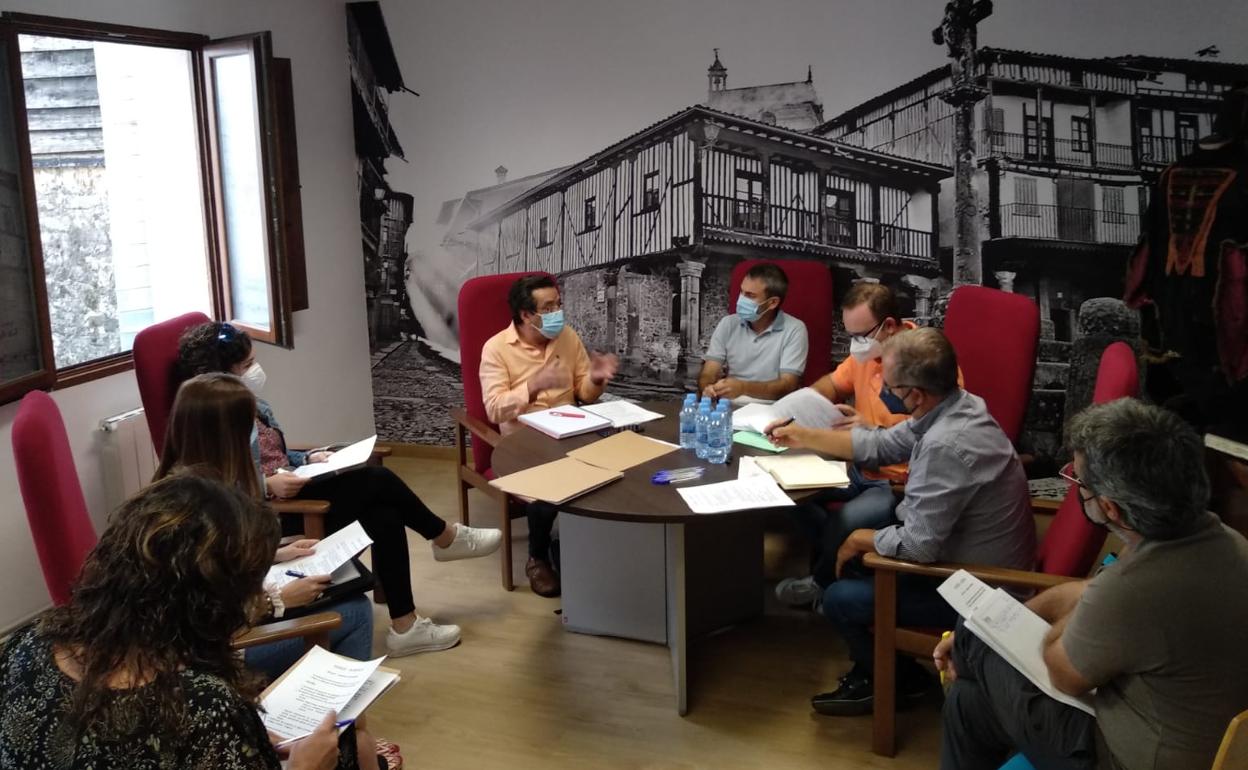 Reunión celebrada el pasado día 10 en La Alberca. 