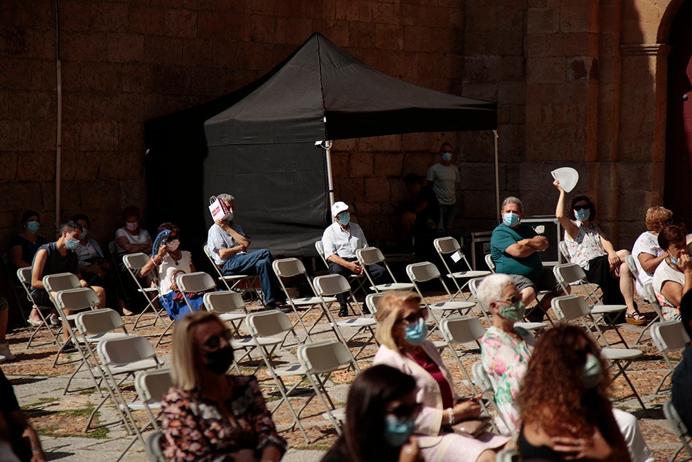 El Día del Tamborilero se trasladó este año al Patio Chico para adaptarse a las medidas sanitarias vigentes