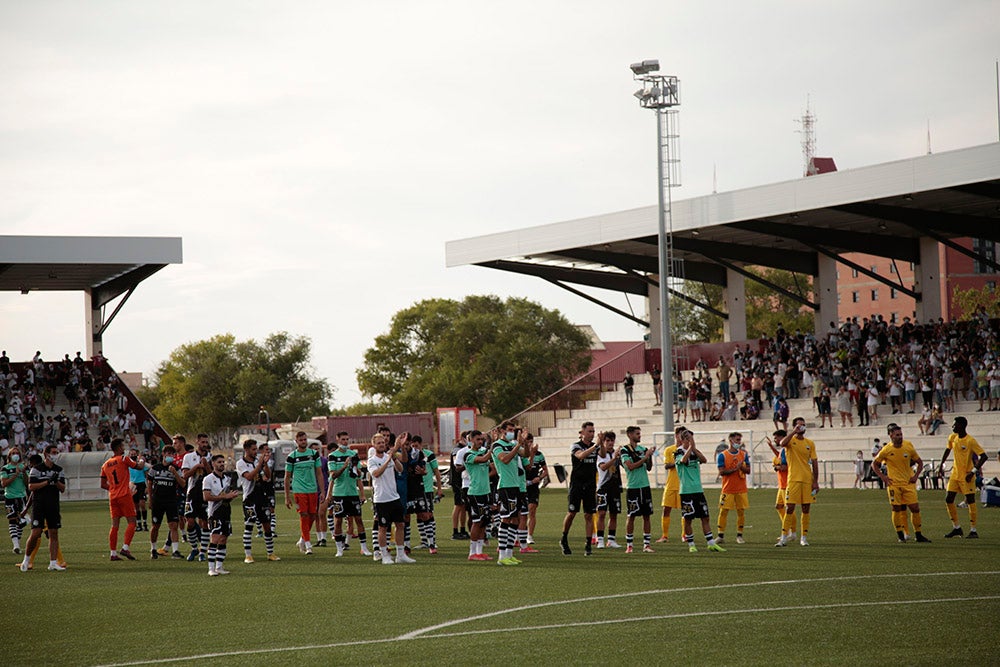 Goleada de Unionistas por 3-0 al Extremadura UD con dos goles del "pichichi" Rayco