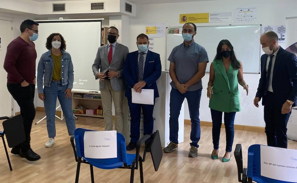 Presentación de la memoria de la fundación Cepaim en sus instalaciones de Miguel Íscar, en Valladolid. 